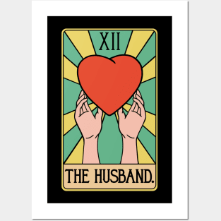 Funny Husband Tarot Card - Hubby Spouse Hubs Better Half Posters and Art